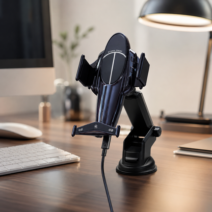 Wireless Mobile Charger  And Holder | Car Gadgets | Price In BD