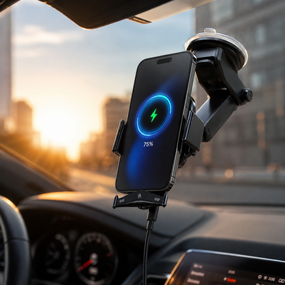 Wireless Mobile Charger  And Holder | Car Gadgets | Price In BD