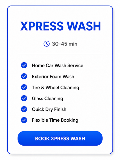 Home Car Wash Service | ১ম Car Wash একদম FREE!