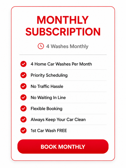 Home Car Wash Service | ১ম Car Wash একদম FREE!